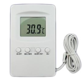 China Alerta LCD interior y exterior Termómetro digital máximo/min TL8027 proveedor