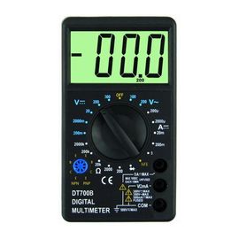 China DT700B ((CE) doble fusibles pantalla LCD grande multimetro digital para principiantes proveedor