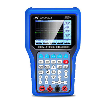 China JDS3051A 100-240V 2 canales 50MHz 250MSa/S TFT pantalla LCD portátil Osciloscopio de almacenamiento digital proveedor