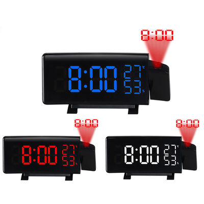China TS-5210 Relojes de alarma digital USB Reloj de proyección electrónica Radio FM Termómetro Para decoración de la mesa del dormitorio proveedor