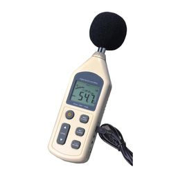 GM1356 30~130dBA medidor de nivel de sonido con USB Tester de ruido digital pantalla LCD Audio Vioce Describa el medidor Monitor de decibelios proveedor