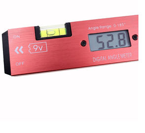 0-185 grados 1,8&quot; LCD medidor de ángulo digital con nivel proveedor
