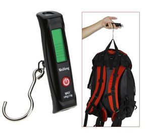 10g/50kg pantalla LCD digital equipaje de viaje portátil pescado peso gancho balanza colgante proveedor