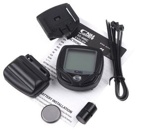 Luz de fondo LCD resistente al agua Bicicleta inalámbrica Computadora Odómetro de velocidad proveedor