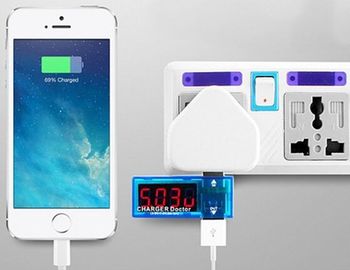Teste de corriente y voltaje de carga por USB KW201 proveedor