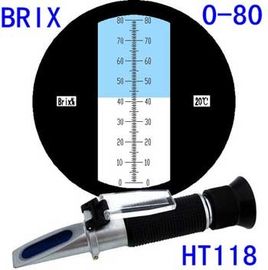 0 a 80 PCT Refractómetro de Brix proveedor