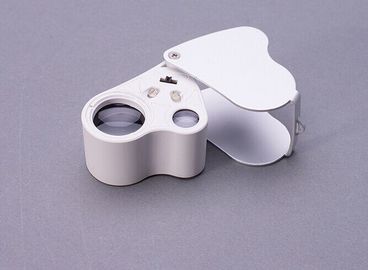 30X,60X todo metal de doble potencia LED Lupa de joyería proveedor
