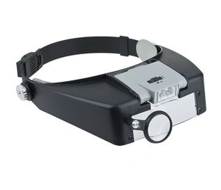 1.5X 3X 6.5X 8X Banda de cabeza Joyería Amplificador LED Amplificador Gafas Loupe proveedor