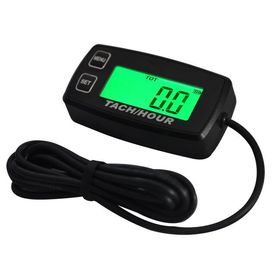 HM035R Luz de fondo verde LCD de gasolina Tacómetro inductivo para parámetros, microiluminación, motores marinos proveedor