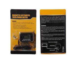 HM012C Tacómetro de horas de acción magnético digital impermeable utilizado para motos de nieve, cortadoras de césped, marinas, generadores proveedor