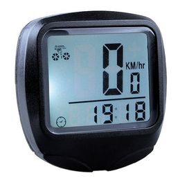 Comparador de velocidad de computadora de bicicleta con luz de fondo LCD digital proveedor