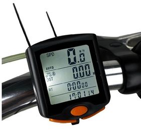 Computación de velocímetro de bicicletas de luz de fondo LCD con cable proveedor