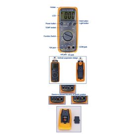 DT8200G Multiméter digital de pantalla LCD grande proveedor