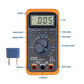 DT420A Multiméter digital de alcance automático proveedor