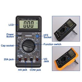 M890D Multiméter digital de pantalla LCD grande proveedor