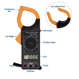 DT266C (CE) Medidor de abrazaderas digital proveedor