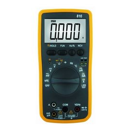 WH816 Gran pantalla LCD de diseño de protección completa con luz de fondo blanca Multimetro digital proveedor