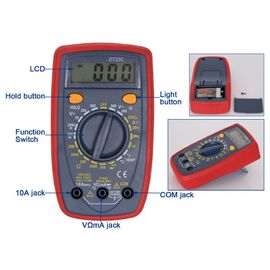 DT33C Contenedor de datos Multimetro pequeño con luz de fondo azul proveedor
