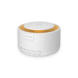 CS5 Aparato de ayuda para dormir recargable portátil y amigable para viajar Luz cálida Ruido blanco Sonidos Máquina de dormir para bebé proveedor