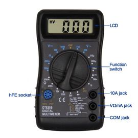 DT820B Pequeño multimetro digital con diseño simple para principiantes proveedor