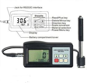 HM-6560 Display LCD portátil de 12,5 mm 200-900 HLD Tester de dureza de leed Medidor de metales Durómetro con sensor proveedor