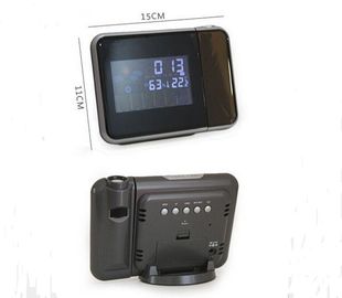 Reloj LCD digital Reloj de alarma Reloj de alarma Temperatura y humedad Medidor Pantalla de color LED luz de fondo Reloj de escritorio Proyector proveedor