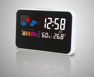 Pantalla multicolor digital LED Calendario meteorológico higrómetro termómetro Reloj de pantalla proveedor