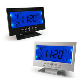 Control de sonido pantalla multicolor digital LED calendario meteorológico higrómetro termómetro reloj proveedor