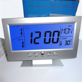 Control de sonido pantalla multicolor digital LED calendario meteorológico higrómetro termómetro reloj proveedor
