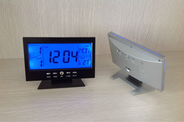 Control de sonido pantalla multicolor digital LED calendario meteorológico higrómetro termómetro reloj proveedor