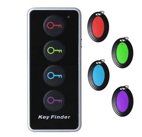 Buscador de llaves inalámbrico Localizador de llaves remoto 4 receptores 1 Estación de embarque Sistemas de alarma Seguridad para el hogar con linterna LED proveedor