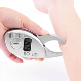 Calibrador de grasa corporal LCD digital de 50 mm Analisador de medición de espesor de pulgada del pliegue de la piel proveedor