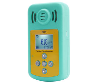 KXL-806 Mini Detector de concentración de dióxido de carbono portátil de CO2 con pantalla LCD y analizador de gas de alarma de luz acústica proveedor