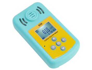 KXL-806 Mini Detector de concentración de dióxido de carbono portátil de CO2 con pantalla LCD y analizador de gas de alarma de luz acústica proveedor