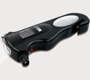 Medidor de presión digital de neumáticos multifuncional de 2-150 PSI con martillo de seguridad de escape y linterna LED proveedor