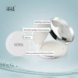 Desmaquillador, limpiador facial y tónico 3 en 1 HHA Royal Jelly Papel de limpieza facial proveedor
