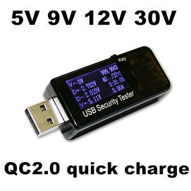 USB 5V 9V 12V 30V Probador de batería QC2.0 capacidad Detector de potencia Voltajometro de corriente proveedor