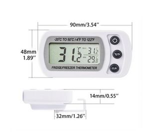 Display LCD DTH-94 -20°C ∼50°C Refrigerador de pared digital termómetro higrómetro medidor de temperatura y humedad proveedor