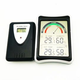 DTH-108 Household -19.9°C a 70°CCDigital Gran pantalla LCD termómetro de habitación inalámbrico higrómetro proveedor