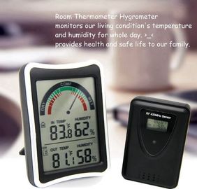 DTH-108 Household -19.9°C a 70°CCDigital Gran pantalla LCD termómetro de habitación inalámbrico higrómetro proveedor