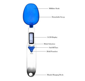 500g/0.1g Balanza portátil LCD digital de cocina Cuchara de medida Grams Cuchara electrónica Peso de cuchara Volumen Balanza de alimentos Herramienta de cocina proveedor