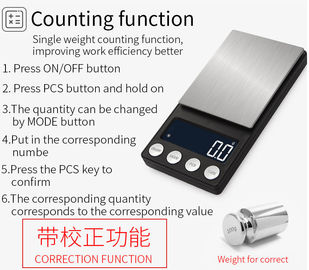 300g/0.01g Mini LCD Escala digital portátil de alta precisión Peso electrónico de oro Escala de joyería Escala de cocina de bolsillo proveedor