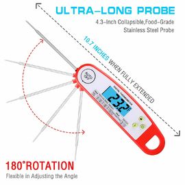 DTH-128 Termómetro de carne de lectura súper rápida y instantánea-Termómetro de carne digital impermeable con luz de fondo y calibración proveedor
