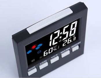 Display de tiempo de 12/24 horas en interiores Reloj de tiempo LCD digital con luz de fondo proveedor
