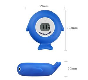 DTH-158 Mini Digital en forma de pez Impresora LCD de baño termómetro de bebé termómetro de piscina termómetro proveedor