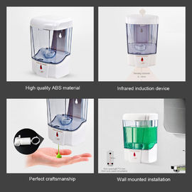 2020 Venta caliente Dispensadores de jabón automáticos de baño de 700 ml Desinfectante de manos de pared Dispensador de desinfectante de manos de montaje para baño proveedor