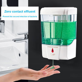 2020 Venta caliente Dispensadores de jabón automáticos de baño de 700 ml Desinfectante de manos de pared Dispensador de desinfectante de manos de montaje para baño proveedor