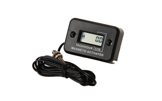 HM012C Tacómetro de horas de acción magnético digital impermeable utilizado para motos de nieve, cortadoras de césped, marinas, generadores proveedor