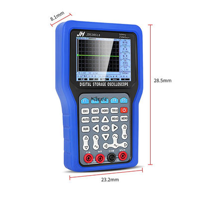 JDS3051A 100-240V 2 canales 50MHz 250MSa/S TFT pantalla LCD portátil Osciloscopio de almacenamiento digital proveedor