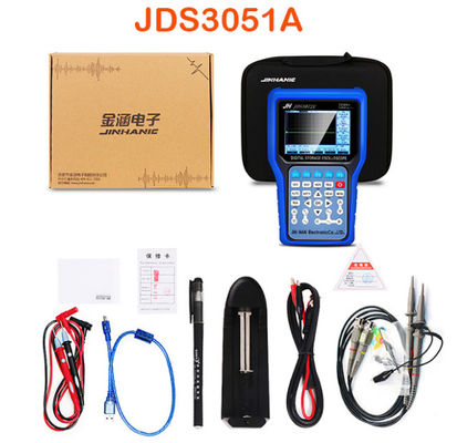 JDS3051A 100-240V 2 canales 50MHz 250MSa/S TFT pantalla LCD portátil Osciloscopio de almacenamiento digital proveedor